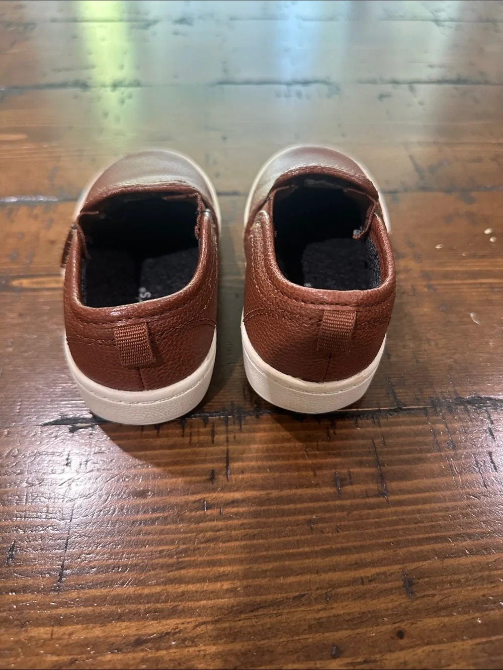 Carters Kids' Slip-On Casual Sneakers in Brown
